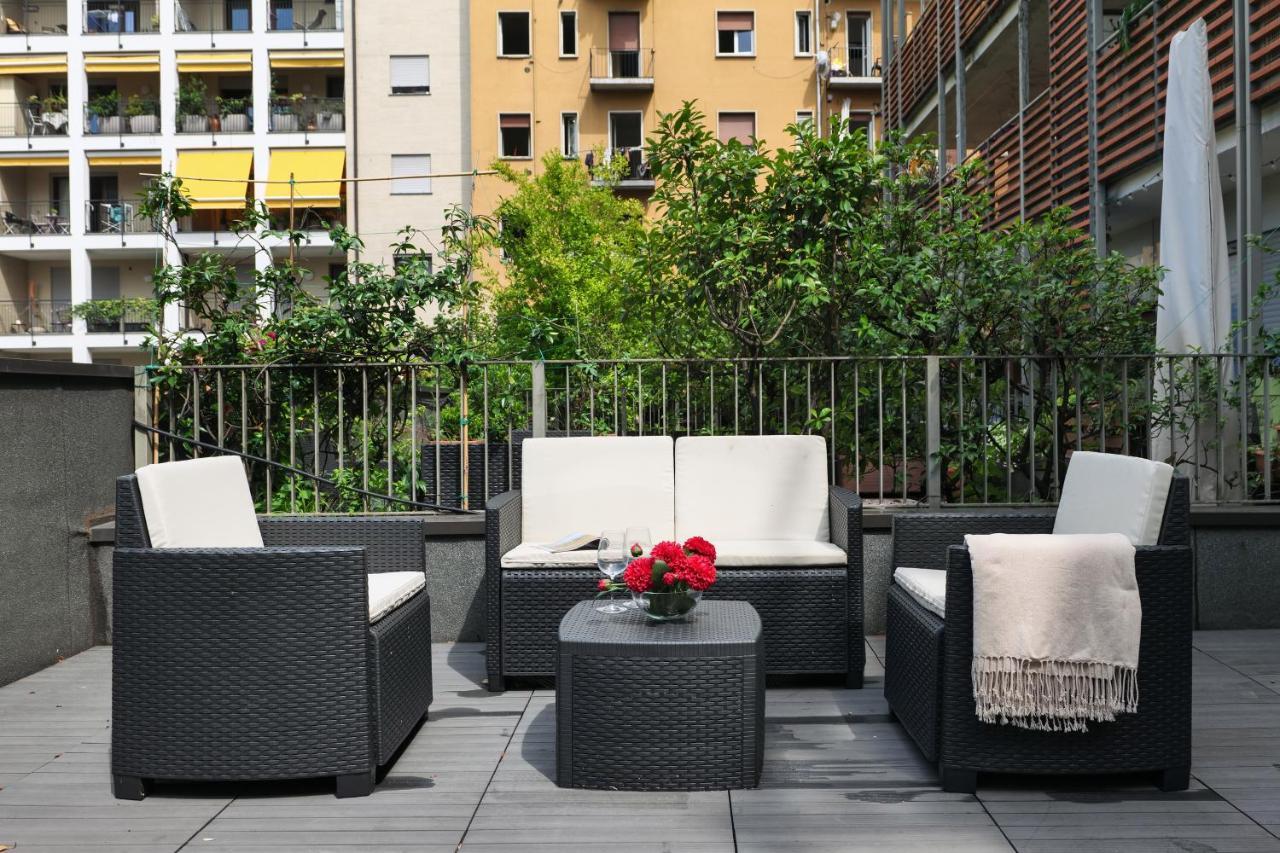 Contempora Apartments - Monolocale Con Terrazza Via F. De Sanctis, 41 Milano Exteriör bild
